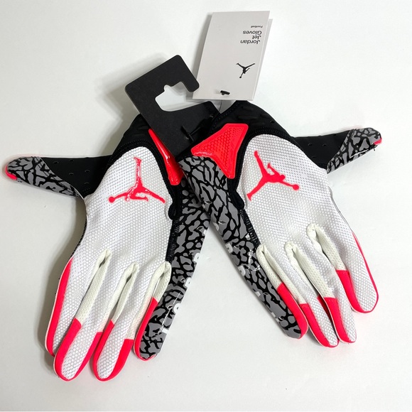 Nike Air Jordan 7.0 Vapor Jet Football Receiver Gloves Mens Size Large - Picture 1 of 7